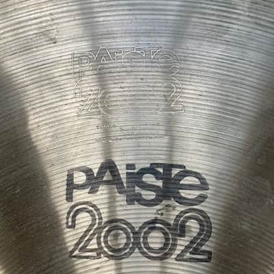 Paiste 18" BLACK LABEL 2002 China Type Cymbal 1978 w/Serial Switzerland image 2