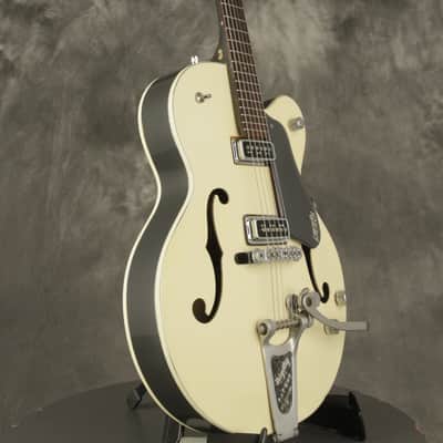 1958 Gretsch model 6187 Streamliner/Corvette added Dynasonic pickup LOTUS IVORY image 12