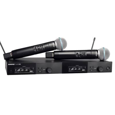 Shure SLXD24D/B58-G58 Dual Wireless System with 2 Beta 58 — Clearance image 2
