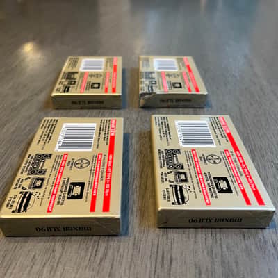Lot of 4 Maxell XLII 90-Minute Type II High Bias Blank Cassette Tapes - Sealed NOS image 3