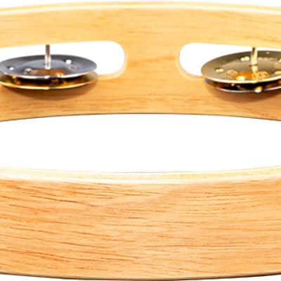 Meinl TA1M-SNT Wood Single Row Tambourine image 3