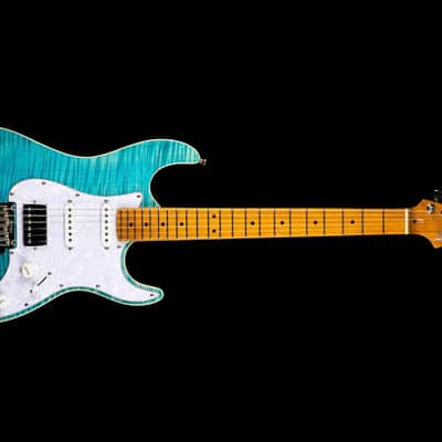 Jet JS-450 OBL 450 Series Basswood Flamed Maple Top Body Canadian Roasted Maple Neck 6-String Electric Guitar image 3