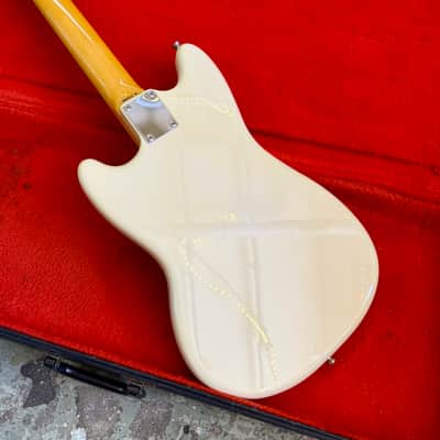 MIJ Fender MG66 Mustang 1995 - Olympic white original vintage fujigen Japan image 10