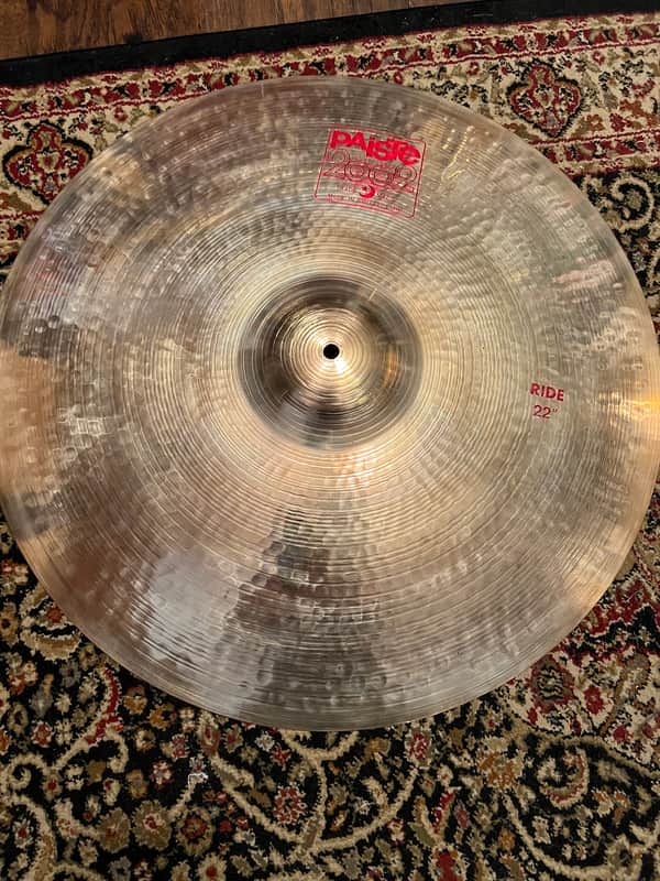 Paiste 22" 2002 Ride Cymbal 1980 - Present - Traditional image 1