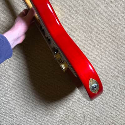 Valley Arts California Pro 90's Electric Guitar S-Shaped Red image 9