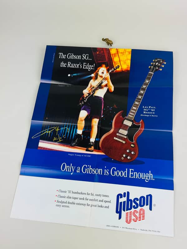 Gibson Angus Young Promotional Poster 1992 image 1