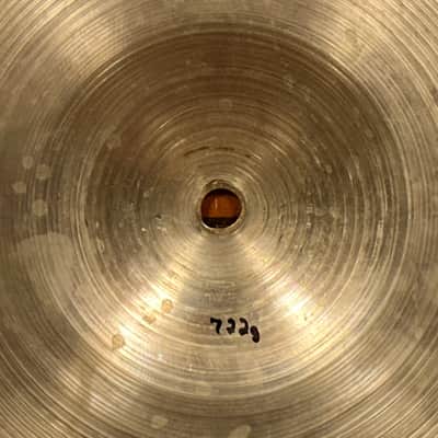 14" Zildjian A 1940s-1950s Trans Stamp Sizzle Hi-Hat Cymbal Pair 554g/722g *Video Demo* image 13