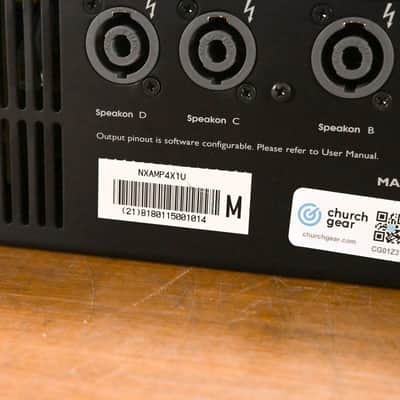 NEXO NXAMP4x1 4-Channel DSP Power Amplifier CG01Z3Y image 11