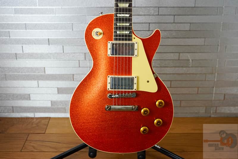 Custom Shop Murphy Lab '57 Les Paul Custom Ultra Light Aged - Orange Sparkle image 1
