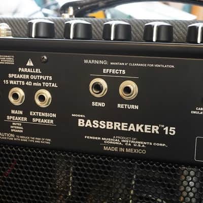 Fender BASSBREAKER 15 COMBO MIM image 5