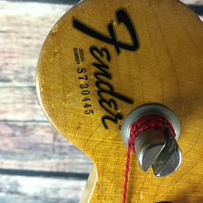 Used Fender 1976 Left Handed Jazz Bass with Hard Shell Case image 4