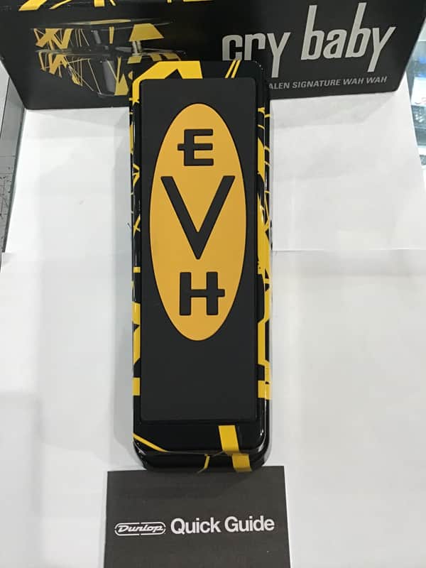 Dunlop EVH SIGNATURE WAH CRY BABY PEDAL LATE  - BLACK/YELLOW image 1