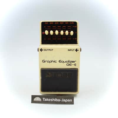 BOSS Graphic Equalizer GE-6　ヴィンテージ Boss GE-6 Graphic Equalizer | Reverb