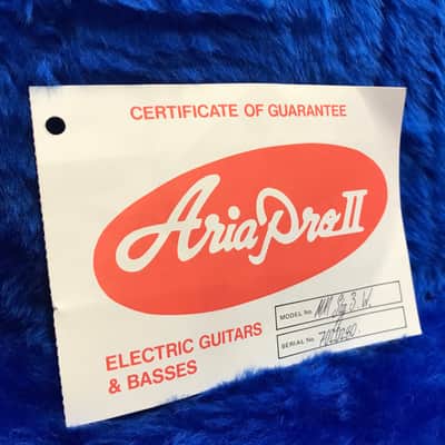 Aria Pro II Mega Metal Stage III in White (LH) 1980's MIJ image 18