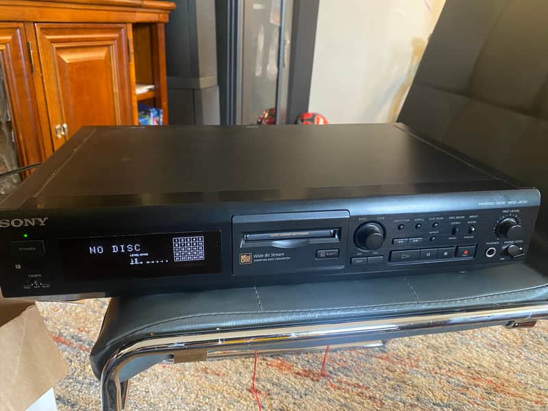 Sony mini disc Mds je502 image 1