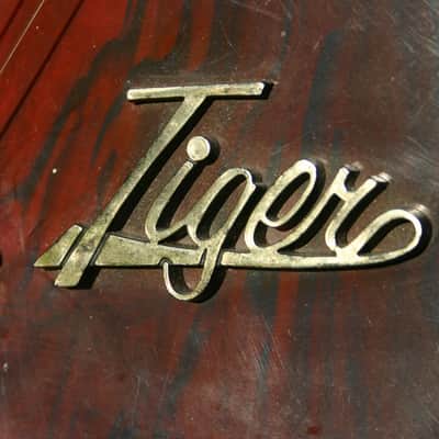 *LOOK* Emenee Tiger Plastic Guitar COOL Vintage 1960's image 8