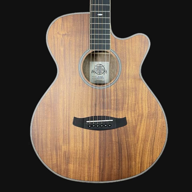 Tanglewood TRU4CEAK Reunion Super Folk Electro Acoustic Guitar, All Koa image 1