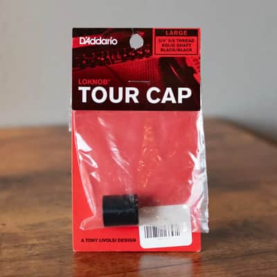 D'Addario LokNob Tour Cap Large CTS - Black image 3