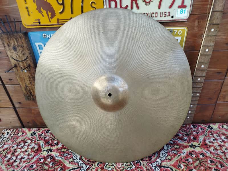 PAISTE Formula 602 24" Ride, Pre Serial (1960s) Vintage. image 1