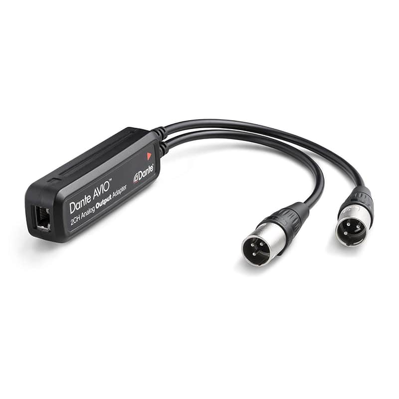 AUDINATE Dante AVIO 2-Channel Audio Output Adapter image 1