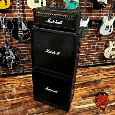 Marshall MG100HDFX Full Stack - 100 watt Head with Onboard FX and Dual MG412 4 x 12" Cabs image 1