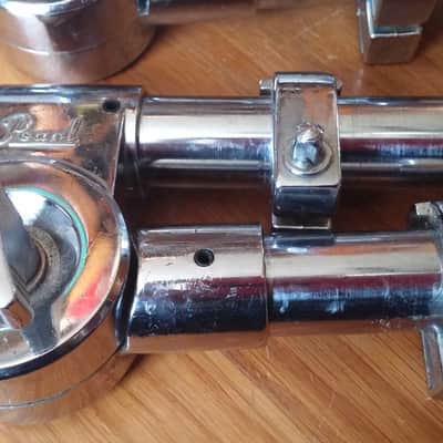 VINTAGE Pearl Tom Mount Arms  80s PAIR 4 MEMORY LOCKS All Original image 3