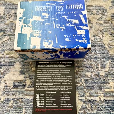 Death By Audio Rooms Reverb *BOX and MANUAL ONLY* image 3