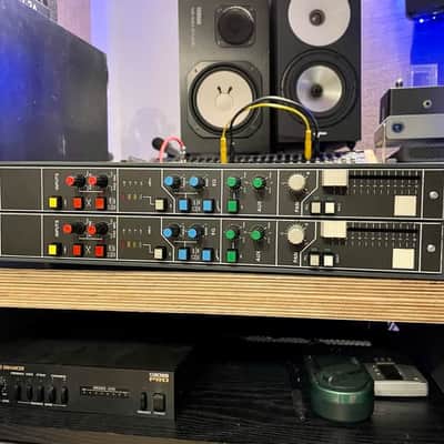 🔥[pair] 1979 BEAG EME 593 Mic/Line Channel Strips Preamp EQ (Telefunken) image 3