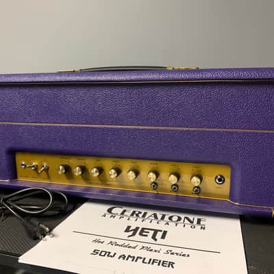 Ceriatone Custom Hot Rodded Plexi Yeti 50 2017 - Purple image 1