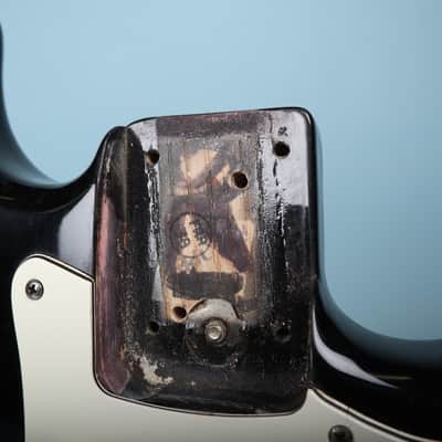 1983 Fender Stratocaster Elite Loaded Guitar Body - Black image 4