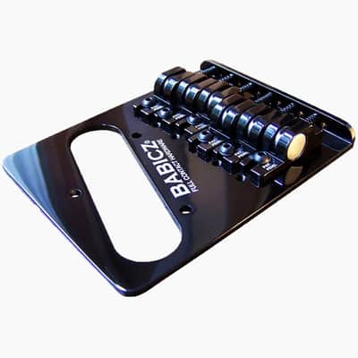 Babicz Full Contact FCH6 Tele Style Bridge, 6 String, Black