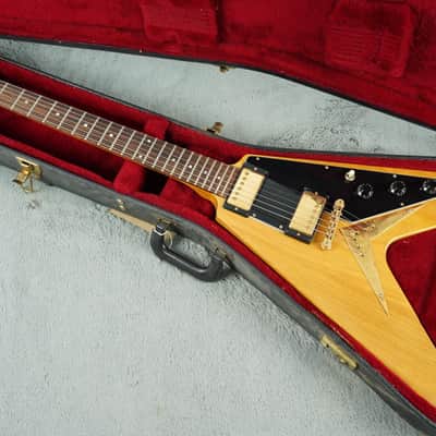 1983 Gibson Flying V Heritage Reissue, Korina + OHSC image 3