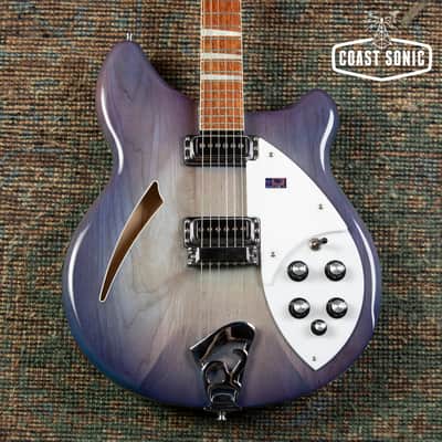 2008 Rickenbacker Model 360 BBR Blue Burst 24 fret made in USA w/ case & docs