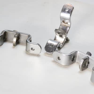 (3) Slingerland Radio King Floor Tom Leg Mounts, Chrome Plated - 1940s to 50's / INSPECTED & TESTED image 5