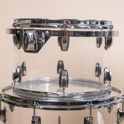 Ludwig Vistalite Clear Drum Set 16x22 8x12 9x13 and 16x16 image 17