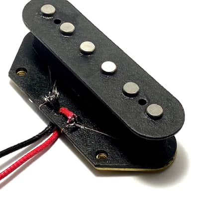 Tele Pure Vintage Pickups ~ Classic Winding & Design Performance Telecaster Pickup Set Bridge + Neck, Black image 2