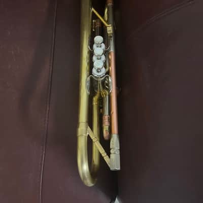 Getzen Super Deluxe Bb Trumpet (1957) SN 78838 (100% lacquer - gold tint)(professional) image 11