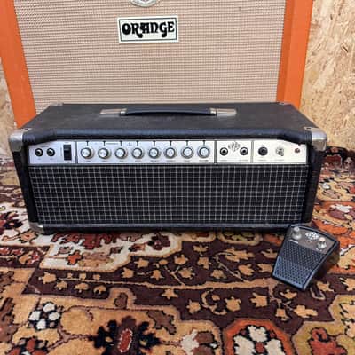 Vintage 1981 ProAmp Ltd 60w 6L6 Valve Guitar Amplifier Head w Pedal Manual 1980s image 3