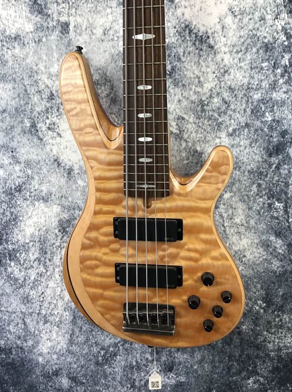 Yamaha TRB1005J 5-String Natural Quilt | Reverb