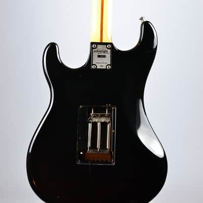 Kramer Pacer-Deluxe 1986 Black 45mm-Nut-Maple-Fretboard image 10