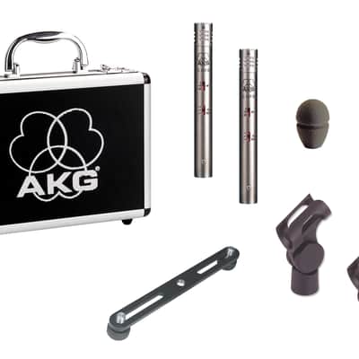 AKG C451B/ST Stereo Matched Pair Small Diaphragm Condenser Mic image 1