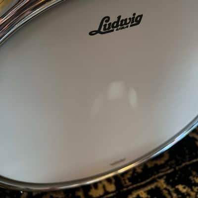 (MINT) Ludwig LB654B Acro Brass 6.5x14" 10-Lug Snare Drum - Brushed Brass image 5