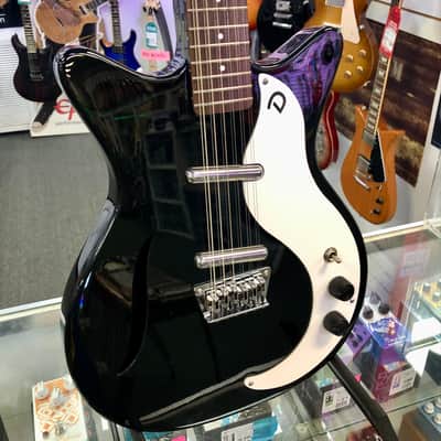 Danelectro Vintage 12 String Electric, Black image 3