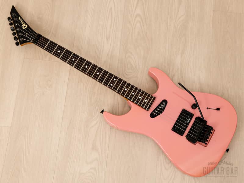 1989 Charvel by Jackson Dinky DK-060-SH Bubblegum Pink, Japan | Reverb