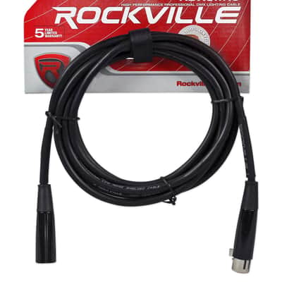 American DJ D4 Branch RM Rack Mount 4-Way DMX Distributor w/XLR IO Jack+4 Cables image 2
