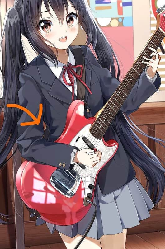 🎻K-on! guitar 🎻Brand New 中野梓 輕音少女 NAKANO AZUSA K on けい