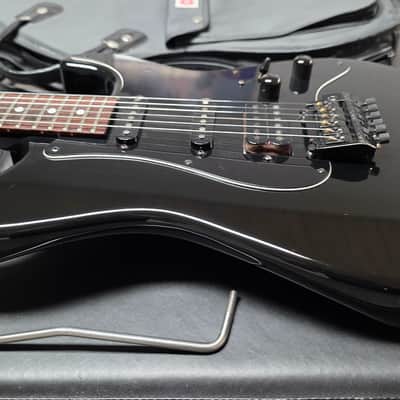 1986 Charvel Model 3 Limited Edition NAMM Black Japanese Ash Body with Color-Matched Painted Neck MIJ Japan Special Edition for 1987 by Charvel-Jackson Pre-Fender era Vintage 80s 1980's Super Strat HSS Guitar USA Kahler American Jackson Pickups image 22