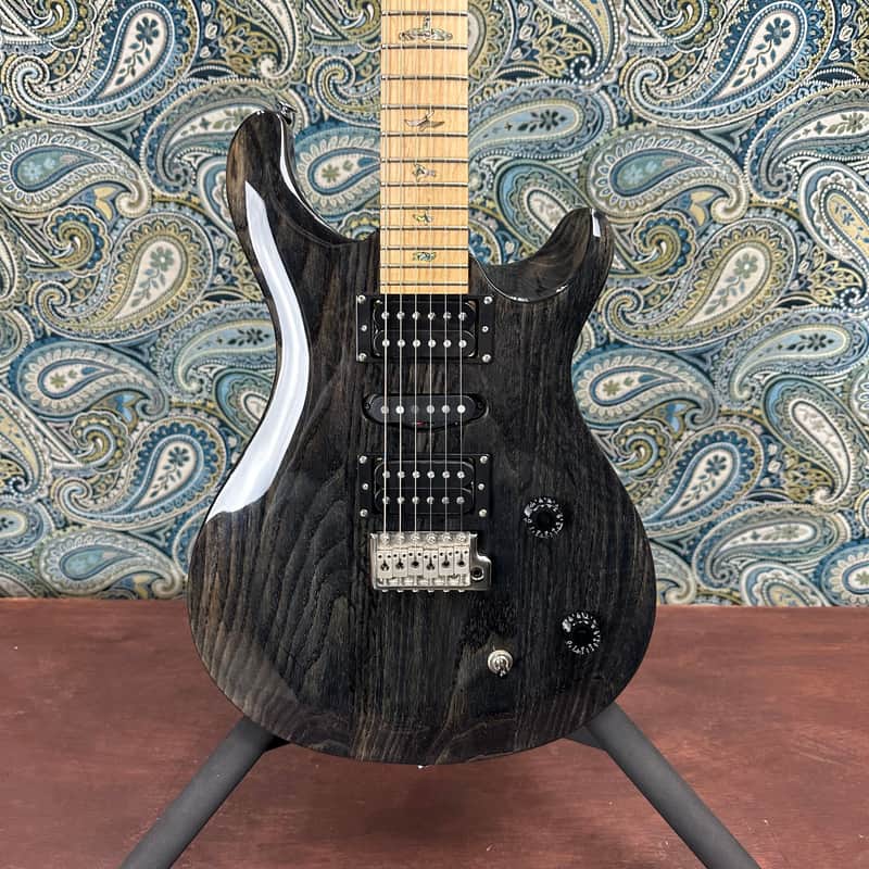 Used PRS SE Swamp Ash Special Trans Charcoal Solid Body Electric Guitar w/Gig Bag image 1