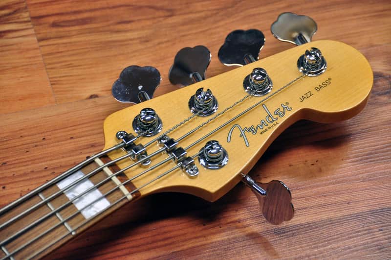 Fender Custom Shop Classic Jazz Bass V Ebony | Reverb UK