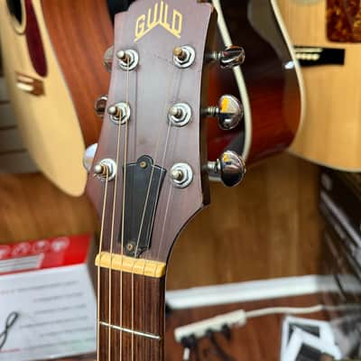 Guild D4-NT Dreadnought Acoustic Guitar -Westerly RI USA 1991 - Natural Satin- Bridge Re-glue w/Hard Case image 8